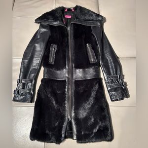 MACKAGE fur leather coat